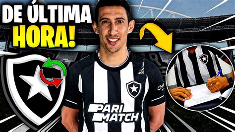 URGENTE AGORA ESSA SURPREENDEU TODOS DI MARIA NO BOTAFOGO ÚLTIMAS