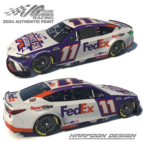 2024 Denny Hamlin FedEx Ultimate Fan Camry No Num By Brantley Roden