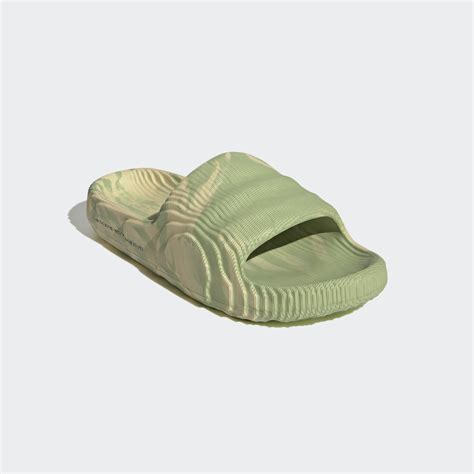 Adidas Originals Adilette 22 Magic Limest Desert Sandmagic Lime Gy1597 Consortium