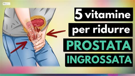 5 Migliori VITAMINE Per Ridurre La PROSTATA Ingrossata YouTube