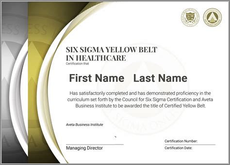 Six Sigma Yellow Belt Certification in Healthcare - Six Sigma Online