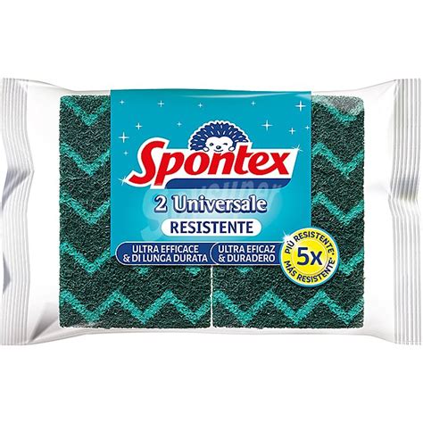 Spontex Estropajo Universal Mosaik Stop Grasa Pack 2 Uds