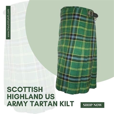 Scottish Highland Us Army Tartan Kilt Kilt Tartan Kilt Kilt Shop