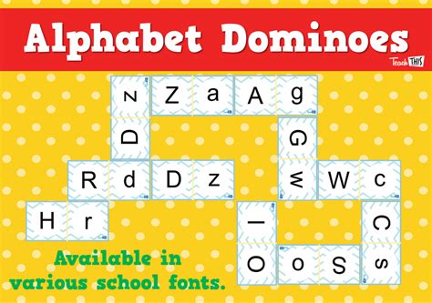 Alphabet Dominoes Teacher Resources And Classroom Games Teach This