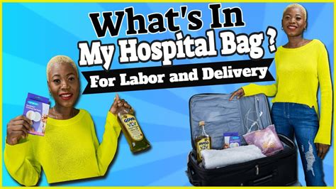 Whats In My Hospital Bag For Labor And Delivery 2020 Youtube