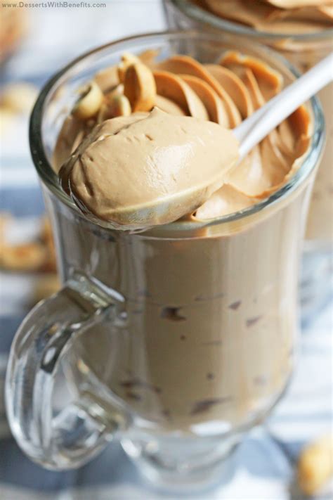 Healthy Peanut Butter Mousse Recipe | Sugar Free, Low Carb, Vegan