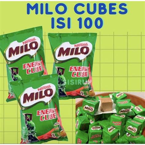 Jual Milo Cube Import Malaysia Isi Halal Exp Oktober Shopee