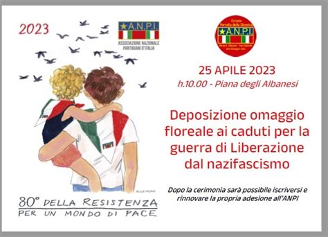 25 Aprile A Piana Degli Albanesi ANPI