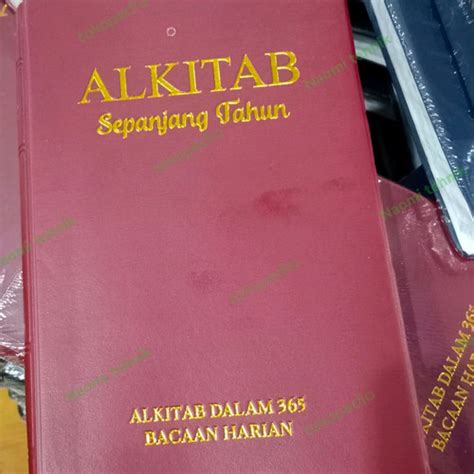 Jual Akitab Sepanjang Tahun Alkitab Dalam 365 Bacaan Harian Jakarta