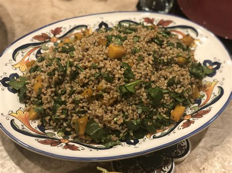 Butternut Squash Farro Pilaf — Mideast To Midwest