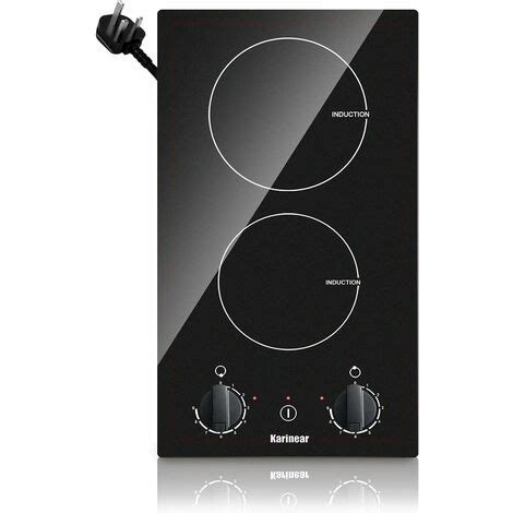 Karinear Induction Hob Cm Zones Electric Hob With Plug Auto Shut