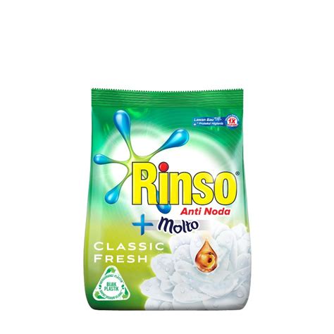 Jual Rinso Molto Detergent Bubuk Deterjen Anti Noda Classic Fresh