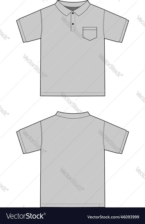 Polo shirt Royalty Free Vector Image - VectorStock