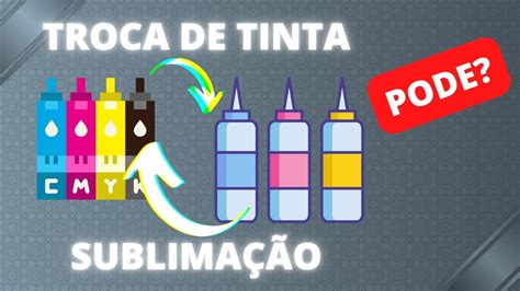 Como Fazer A Troca De Tinta Sublimatica Da Sua Impressora YouTube