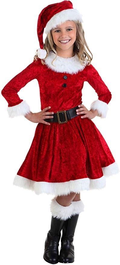 Sage Square Kids Santa Claus Christmas Fancy Dress Outfit For Girls 6