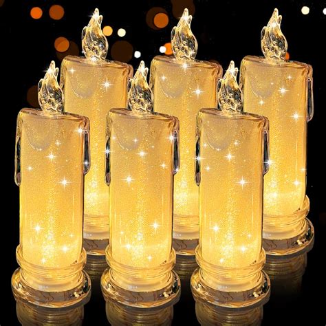 Ygvmud Piezas Velas Electricas Velas Led Seguras Hasta