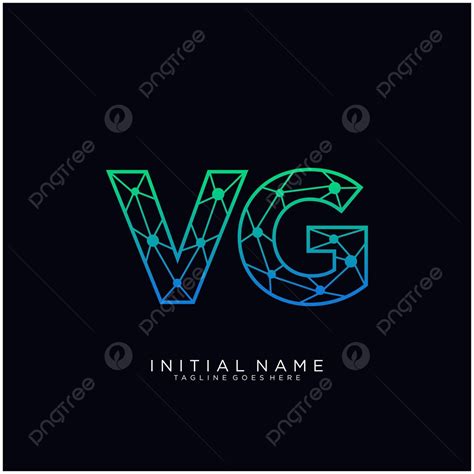 Vg Letter Logo Icon Design Template Elements Corporate Design Simple