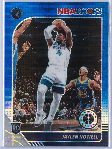 Jaylen Nowell Panini Nba Hoops Premium Stock Blue Pulsar Prizm