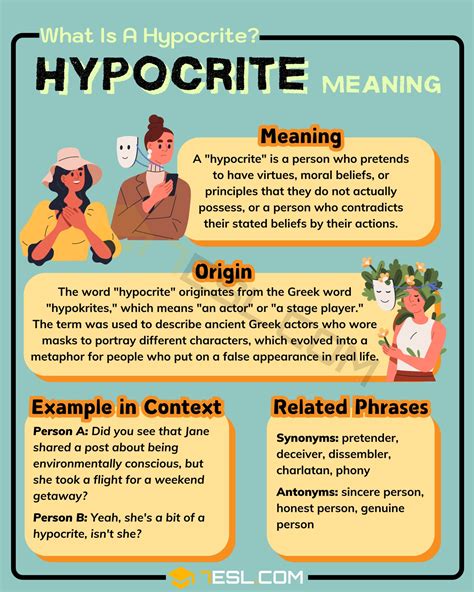 Hypocrite Meaning What Is A Hypocrite • 7esl