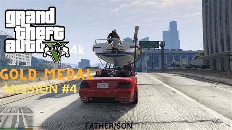 Gta Mission Father Son Gold Medal Guide K Fps Youtube