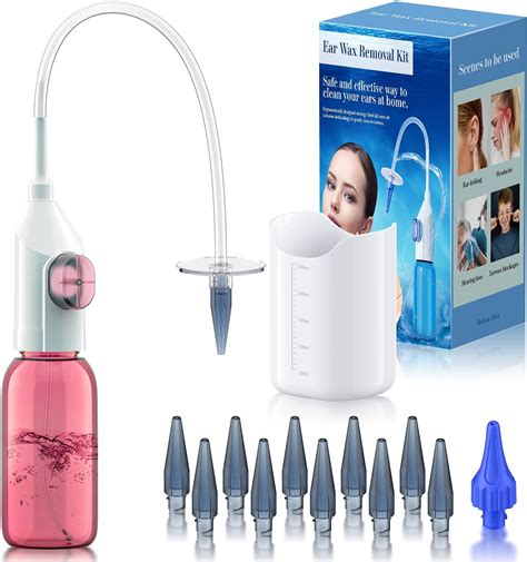 Ear Wax Removal Manual Ear Irrigation Flushing System Ear Wax Removal Tool Safe