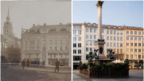 Historische Fotos Von M Nchen Zeigen Wie Sich Der Marienplatz Ver Ndert Hat