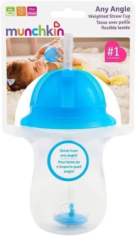 Munchkin Click Lock Tip And Sip Weighted Straw Cup Oz Ml Pack