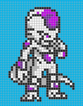 Dragon Ball Super Pixel Art Grid - Pixel Art Grid Gallery