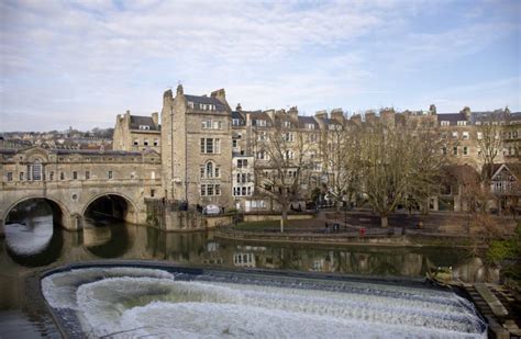 Old Historic Architecture from Bath City in England Stock Image - Image ...