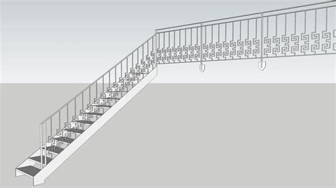 Escalier Droit Avec Series De Garde Corps D Warehouse