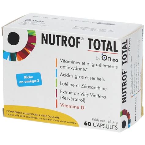 Nutrof Total Capsules Compl Ment Alimentaire Vision