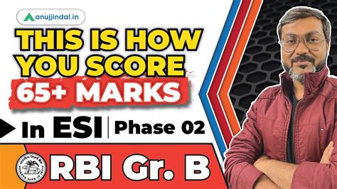 Esi For Rbi Grade B Strategy To Cover Esi Rbi Esi Rbi