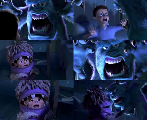 Monsters Inc - Sulley Scares Boo by dlee1293847 on DeviantArt