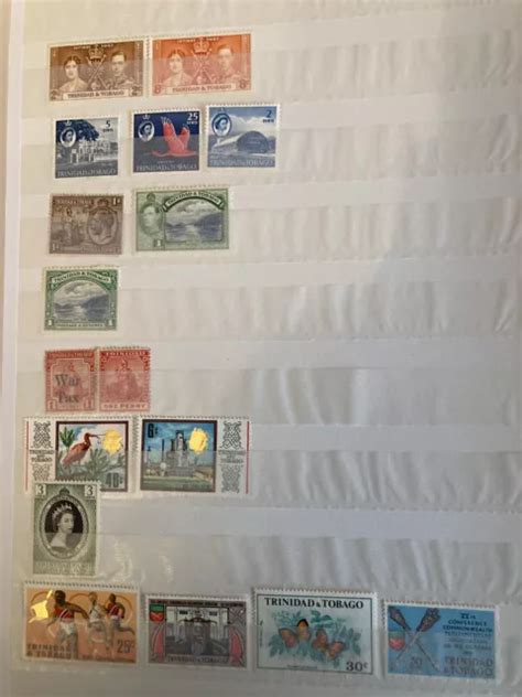 British Commonwealth Trinidad Tobago Mint Stamps Collection Lot