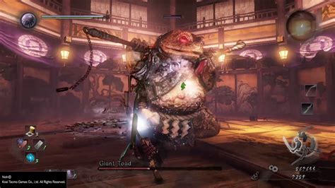 Giant Toad Nioh My Favorite Boss So Far YouTube