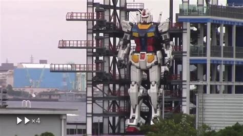 It S Alive Ton Gundam Robot Moves For First Time In Yokohama