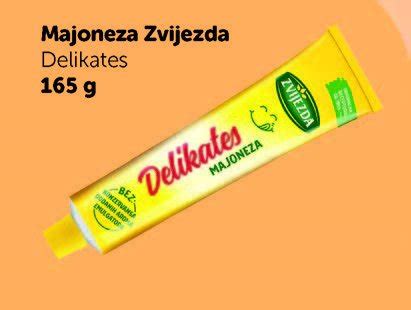 Majoneza Delikates Zvijezda 165 g Boso Akcija Njuškalo katalozi