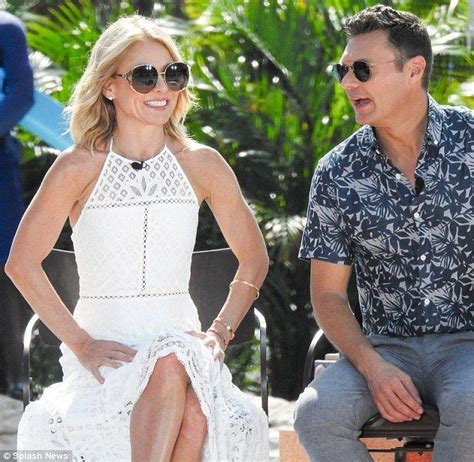 Kelly Ripa And Ryan Seacrest Shoot Live From The Bahamas Celebrity