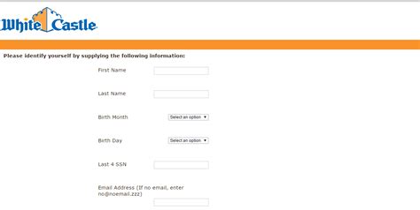 White Castle Job Application Form Pdf 2022 Applicationforms Net