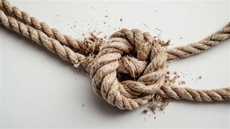 frayed rope knot stock illustrations  frayed rope knot stock