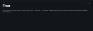 How to Fix This Rockstar Games account doesn't own Grand Theft Auto V ...