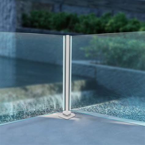 25 6in Stainless Glass Post Balustrade Deck Railing Balcony Glass