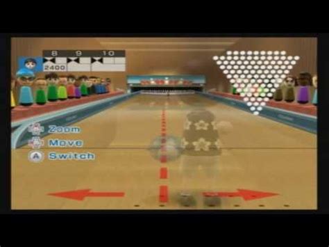 Wii Sports Resort 100 Pin Bowling Perfect Game 3 000 YouTube