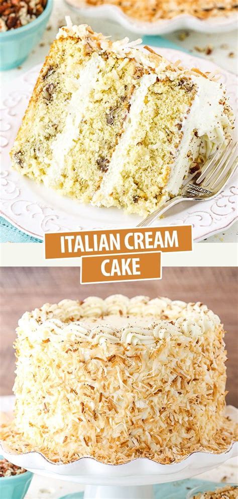 Classic Italian Cream Cake An Elegant Masterpiece Recipe Coconut Cake Recipe Italian