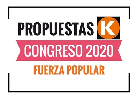 Propuestas De Fuerza Popular Congreso 2020