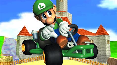 Mario Kart 64 50cc Mushroom Cup Grand Prix Luigi Gameplay Nintendo