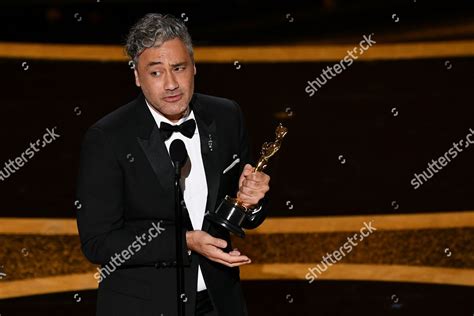 Taika Waititi Adapted Screenplay Jojo Rabbit Editorial Stock Photo ...