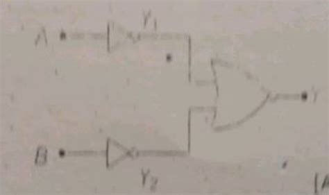 The Figure Shows Two Nand Gates Follow By A Nor Gate The System Is Equivalent To The Following