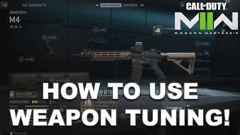 How To Use Weapon Tuning COD Modern Warfare 2 YouTube