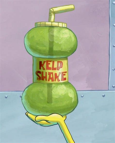 Kelp Shake | Spongebob, Minuman